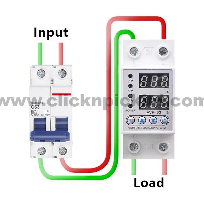 GearUP AVP-63 Automatic Voltage Protector-220V - Image 3