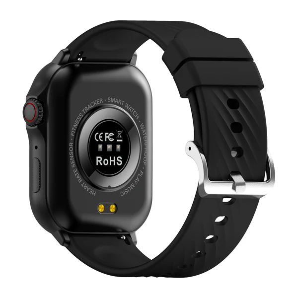COLMI P82 Bluetooth Calling Smart Watch with Built-in GPS – Black - Image 3