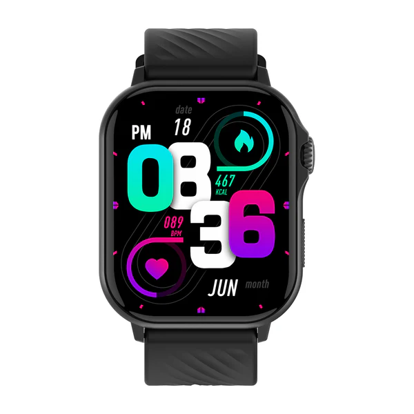 COLMI P82 Bluetooth Calling Smart Watch with Built-in GPS – Black - Image 5