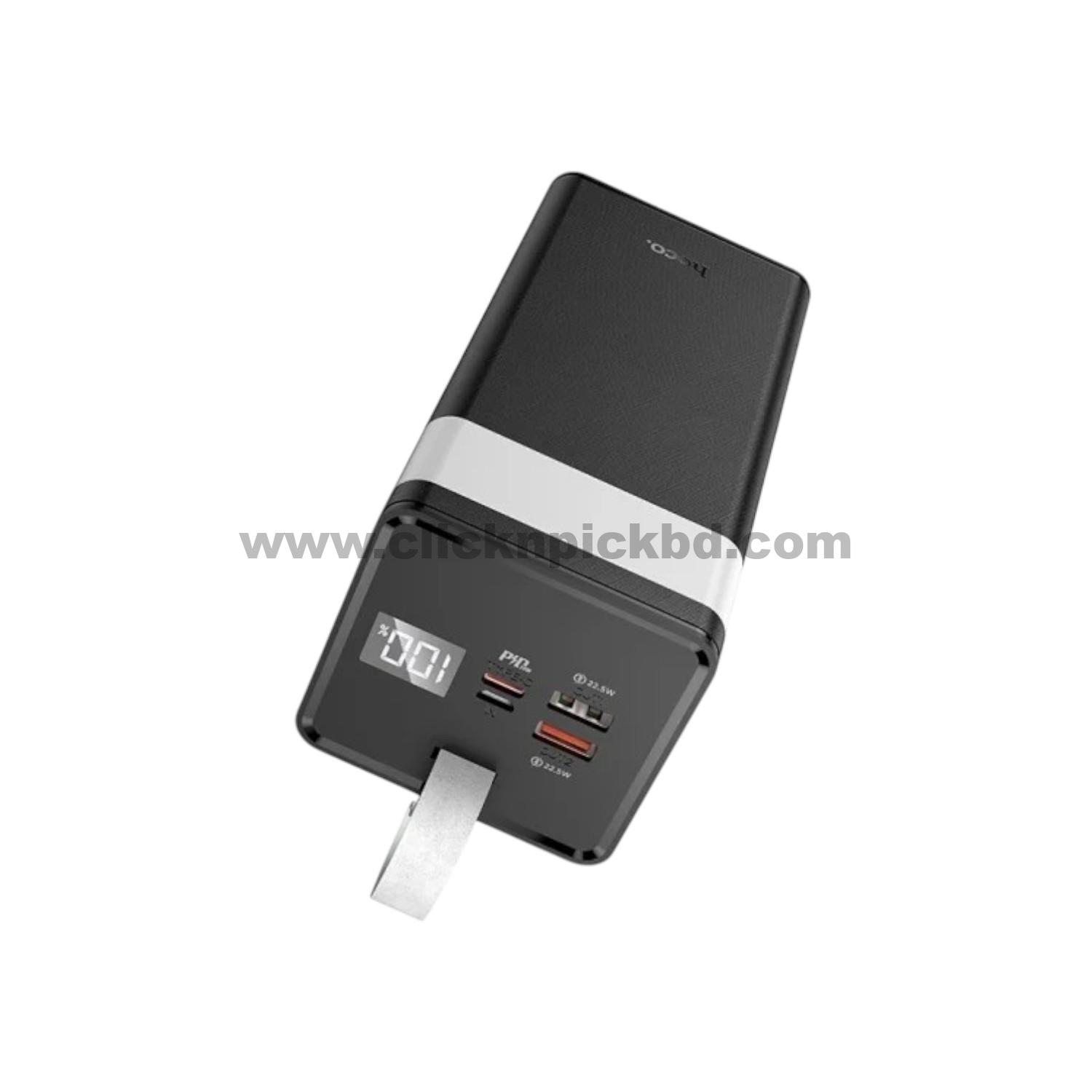 Hoco J86A Powermaster 22.5W 50000mAh Power Bank – Black - Image 2