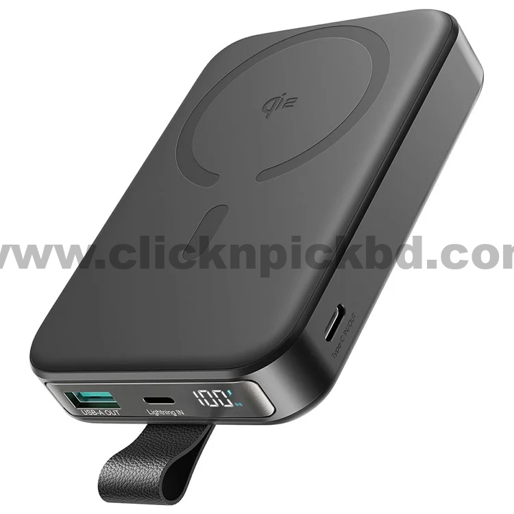 Joyroom JR-PBM11 Qi2 MagSafe Power Bank with Kickstand 10000mAh – Black