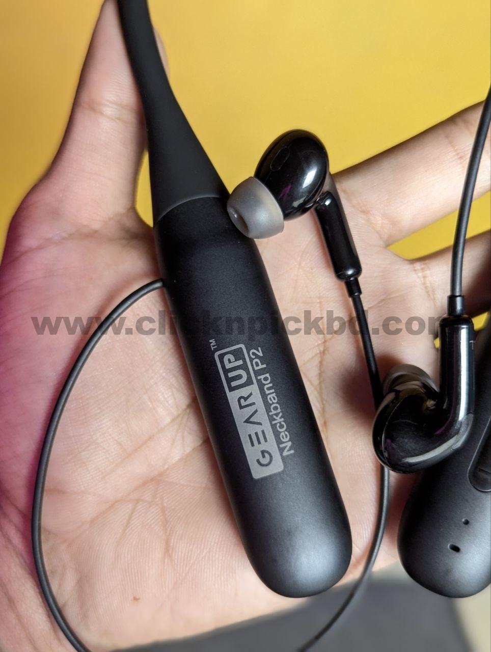 GearUP Neckband P2 – Black - Image 2