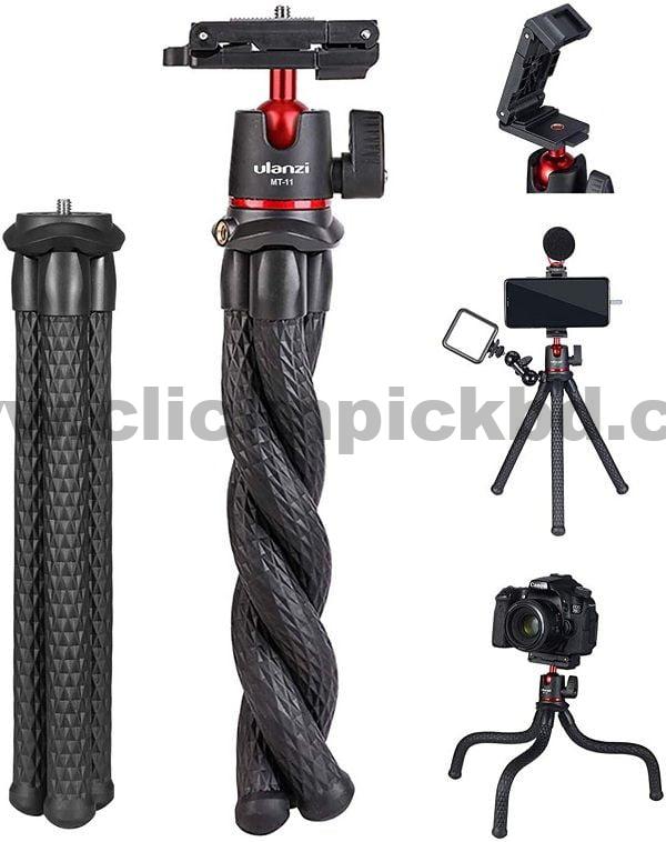 Ulanzi MT11 Octopus Tripod For DSLR Camera & Smartphones