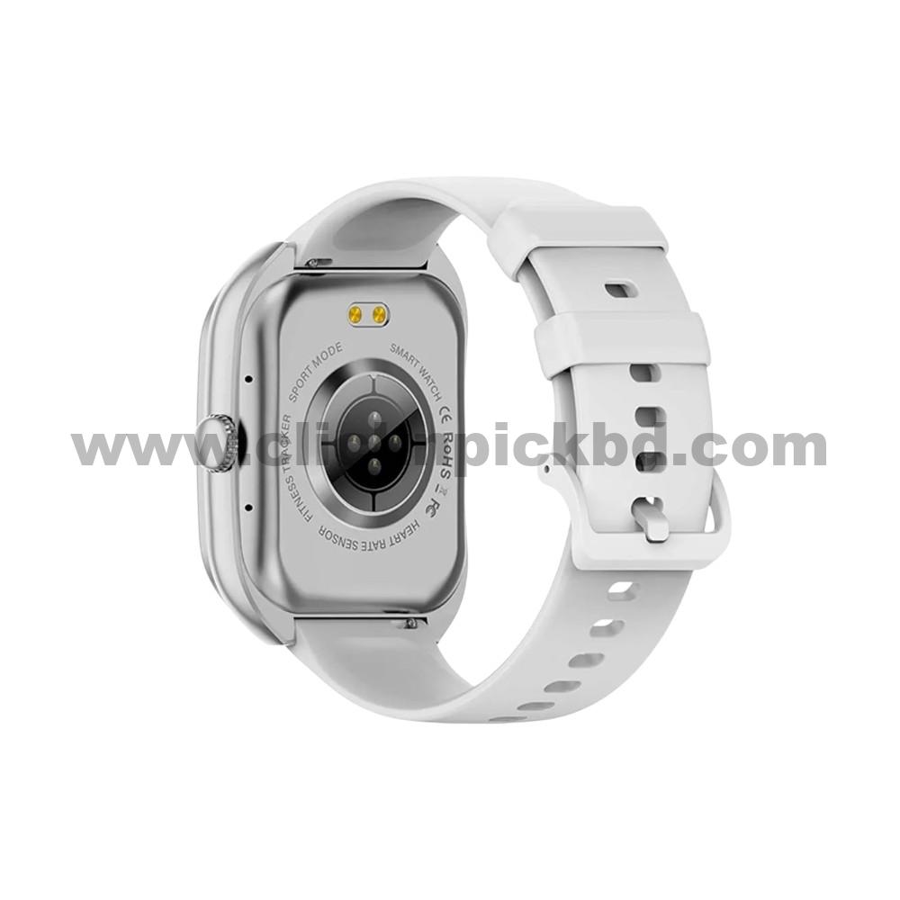 Valdus VB01 Bluetooth calling Smartwatch – Silver - Image 2