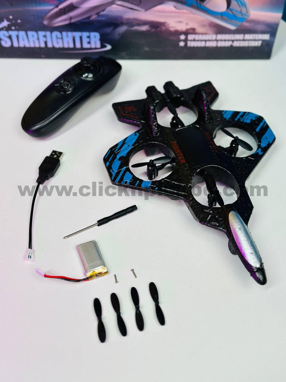 Remote Control Starfighter Drone Plane – Blue - Image 3