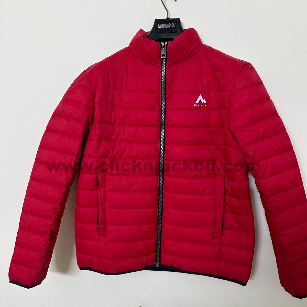 McKinley Ultra-Light Puffer Jacket for Winter – Sky Blue | Red | Windproof, Lightweight & Warm Men’s Winter Jacket - Image 3