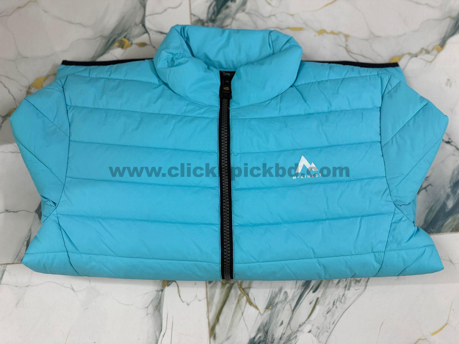 McKinley Ultra-Light Puffer Jacket for Winter – Sky Blue | Red | Windproof, Lightweight & Warm Men’s Winter Jacket - Image 2