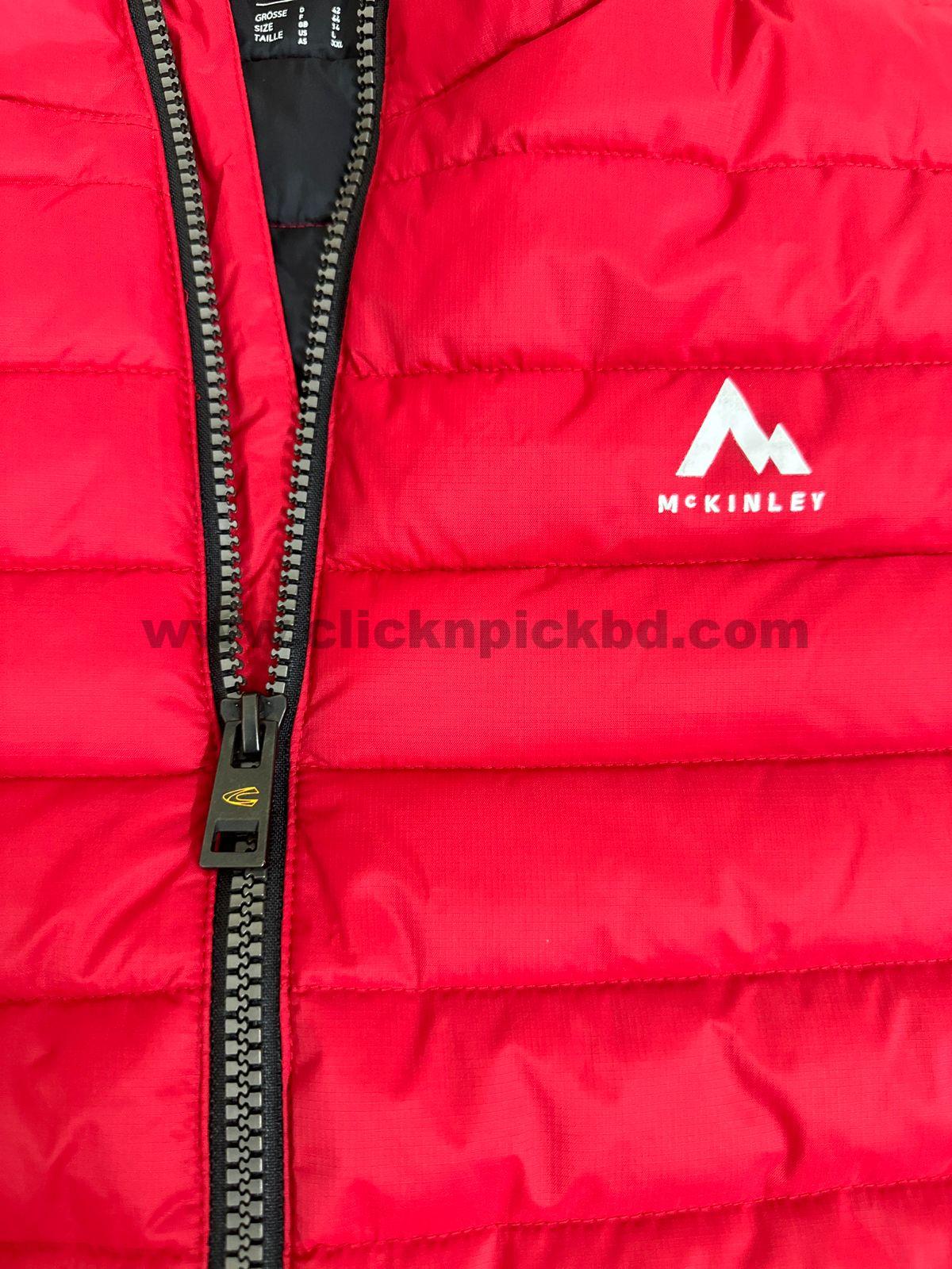 McKinley Ultra-Light Puffer Jacket for Winter – Sky Blue | Red | Windproof, Lightweight & Warm Men’s Winter Jacket - Image 4